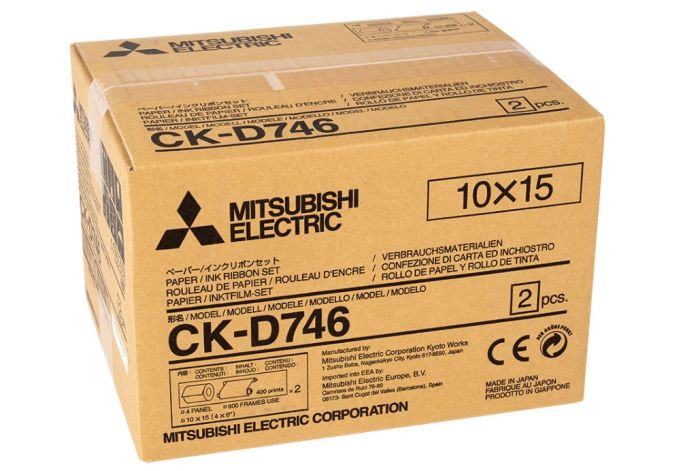 Papel Mitsubishi CK-D746 - 10x15 - 800F