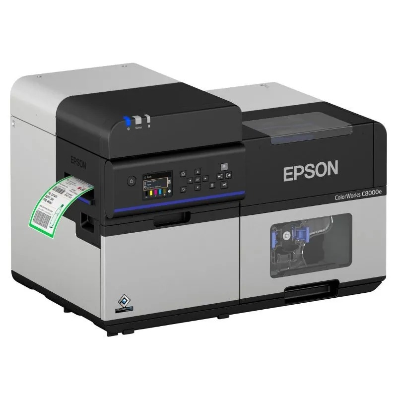 Lo último en la impresión industrial de etiquetas en color: El modelo Epson C8000